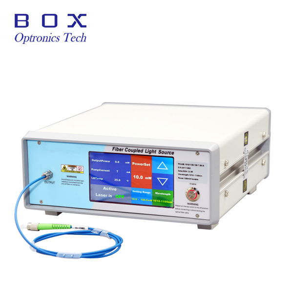 1540~1565nm C band Power Adjustment 1000mW ASE Broadband Light Source for Fiber Optic Device Testing