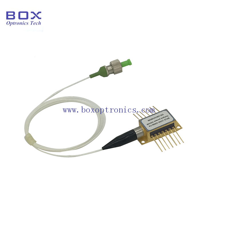 High power 1590nm 10mW Fiber coupled LD with butterfly package